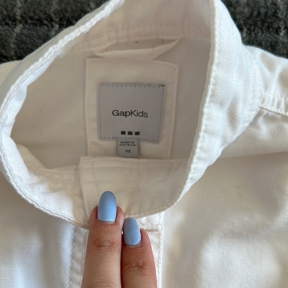 Gap kids White casual coat size xs (4-5 years) - Picture 5 of 6